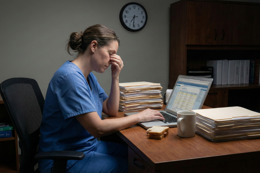 therapist burnout due to documentation burden