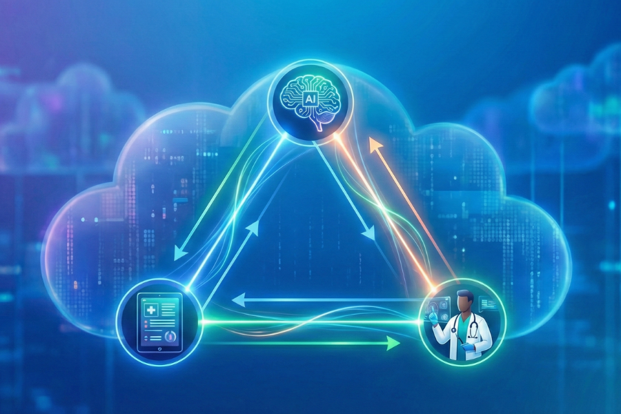 how emrs clinicians and ai work together as one powerful component